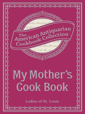 cover image of My Mother's Cook Book